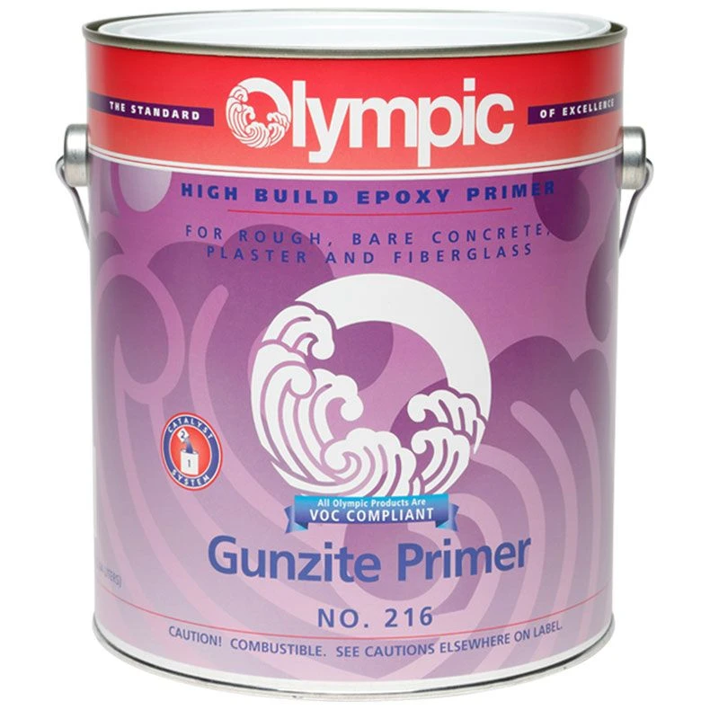 Olympic 216/GL Gunzite Rough Surface Epoxy Primer, 1 Gallon