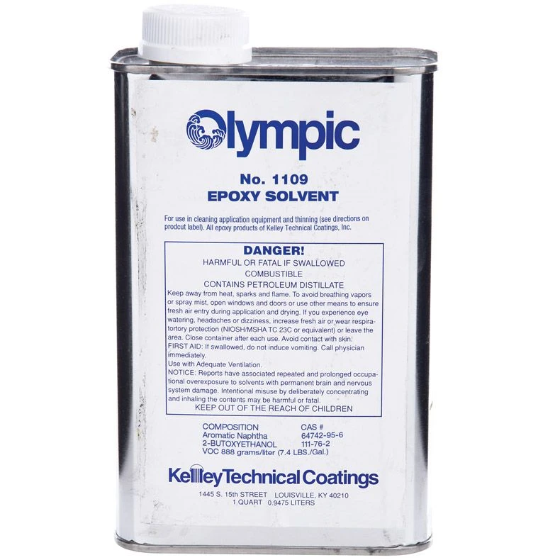 Olympic X1109/QT Epoxy Paint Thinner, 1 Qt