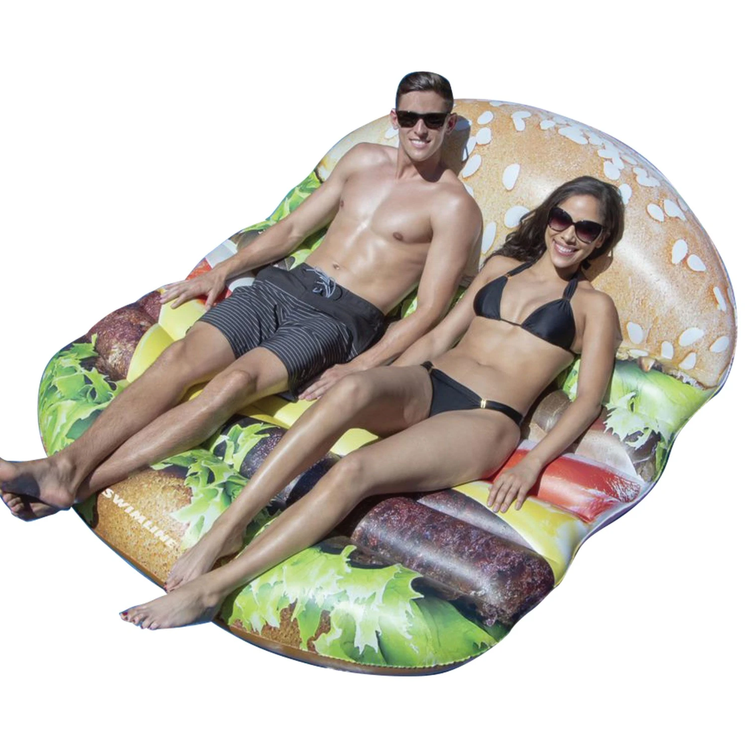 Swimline Cheeseburger Island
