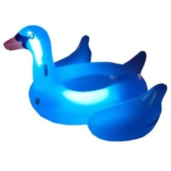 Swimline 90702 Giant L.E.D. Swan Float